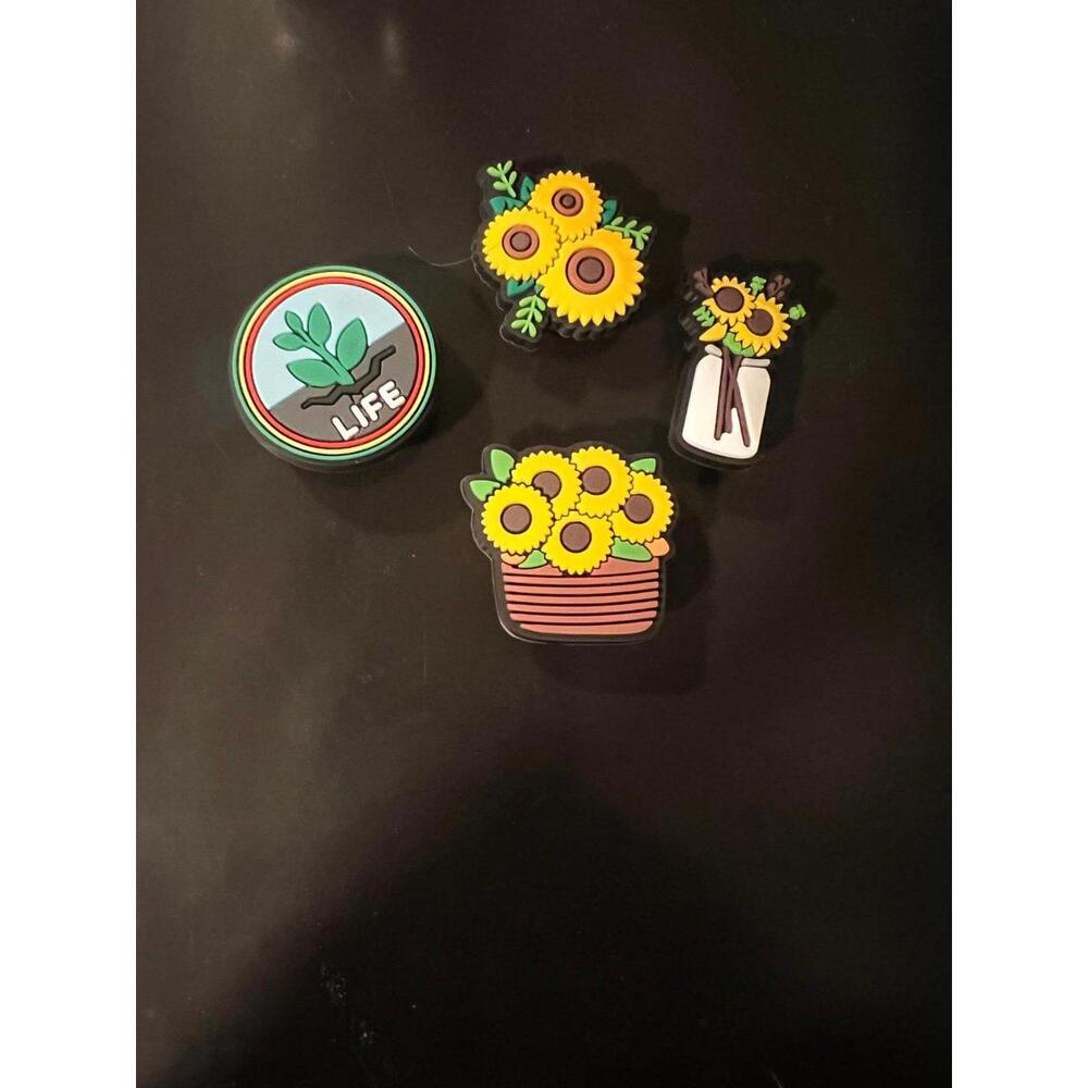 Sunflower Croc charms